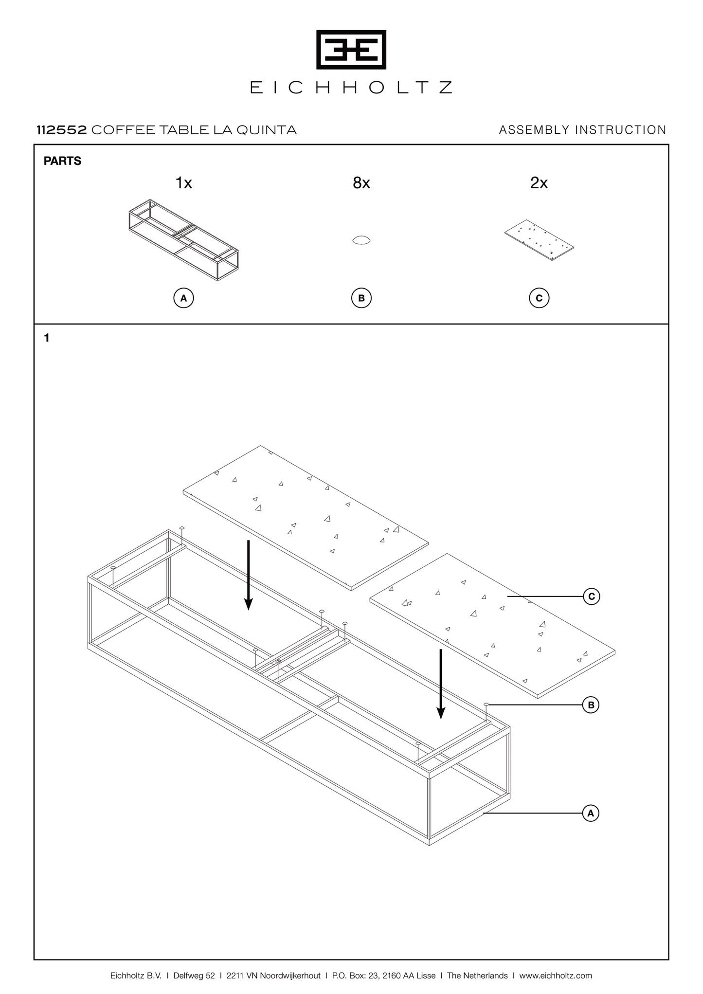 Coffee Table La Quinta
