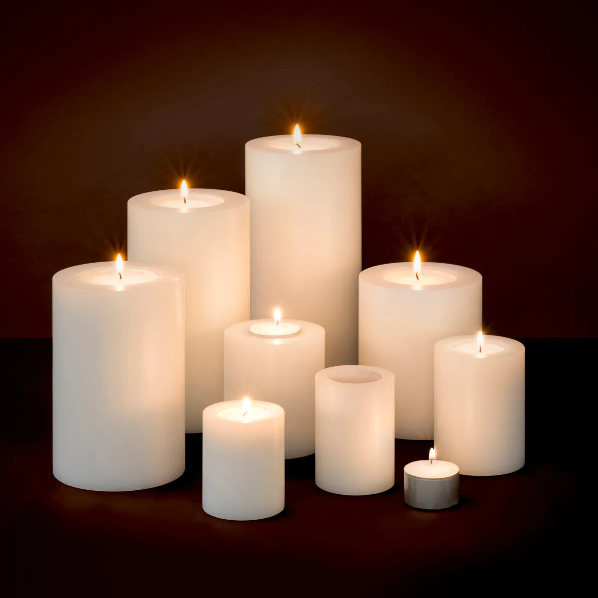 Artificial Candle set of 4